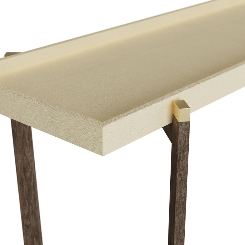 DI Designs Hambledon Console in Cream Shagreen