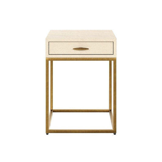 DI Designs Hampton Bedside in Ivory Shagreen
