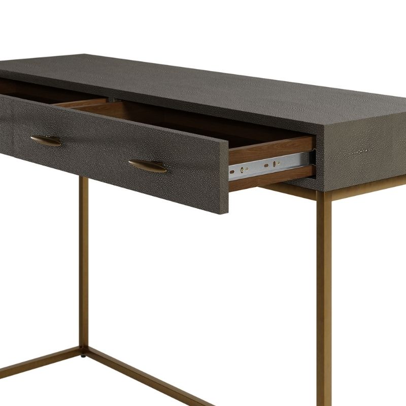 DI Designs Hampton Console in Grey Shagreen