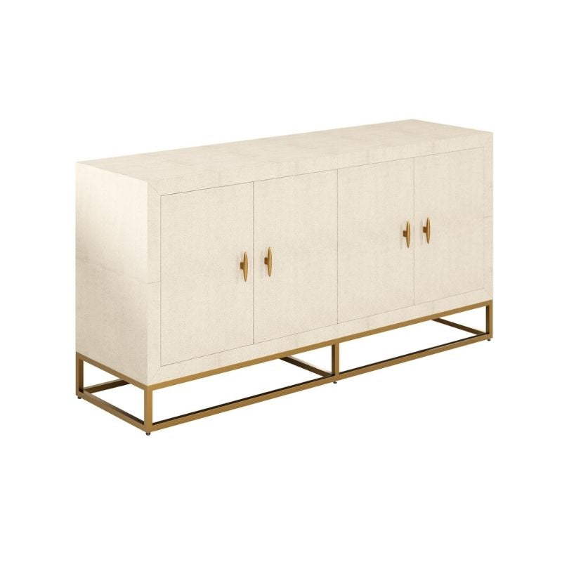 DI Designs Hampton Sideboard in Ivory Shagreen