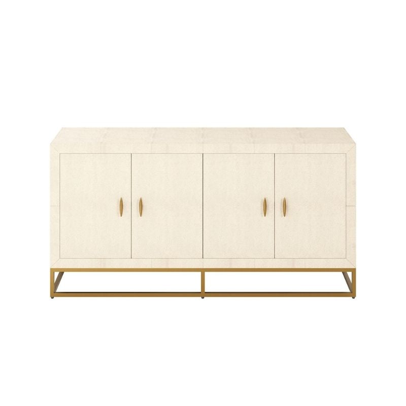 DI Designs Hampton Sideboard in Ivory Shagreen