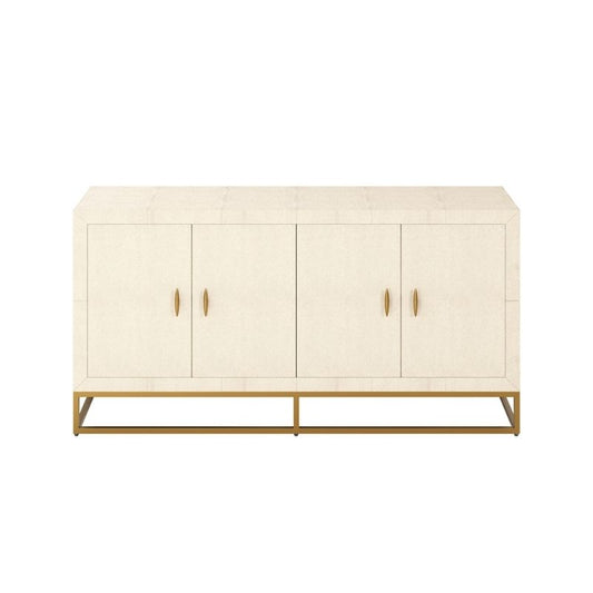 DI Designs Hampton Sideboard in Ivory Shagreen