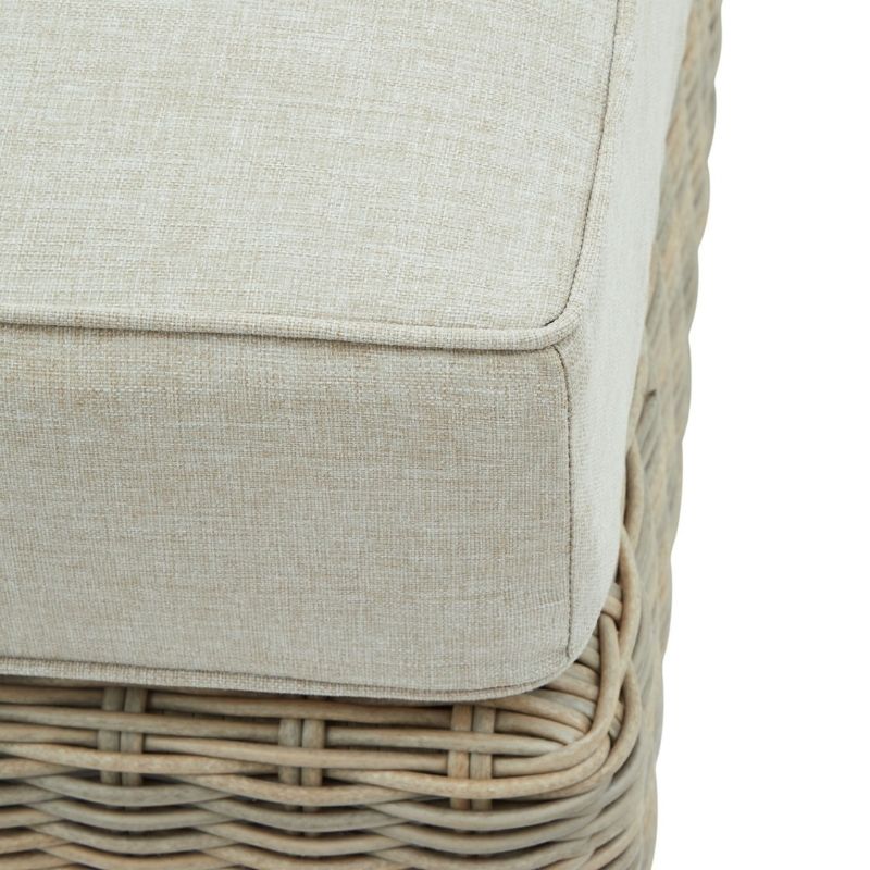 Hill Interiors Capri Collection Outdoor Foot Stool