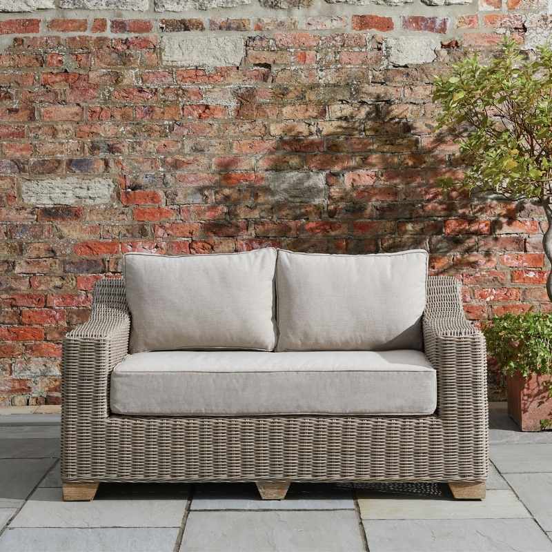 Hill Interiors Capri Collection Outdoor Two Seater Sofa