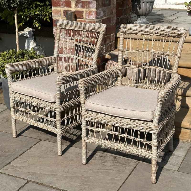 Hill Interiors Provence Collection Outdoor Dining Chair