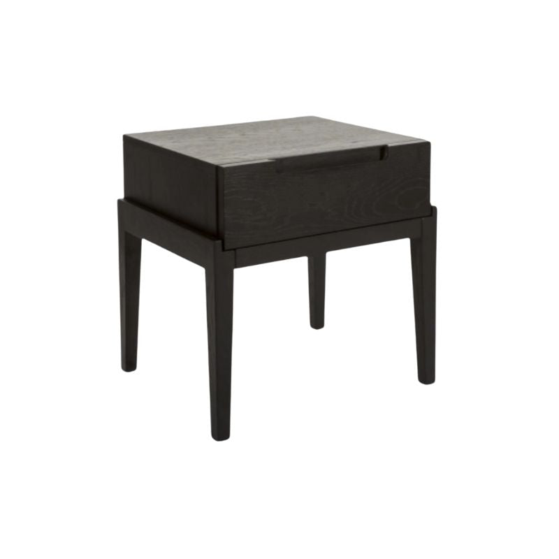 Twenty 10 Design Orchid Bedside Single Drawer - Black