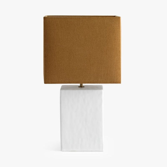 DI Designs Lamp – Small Rectangular Gesso