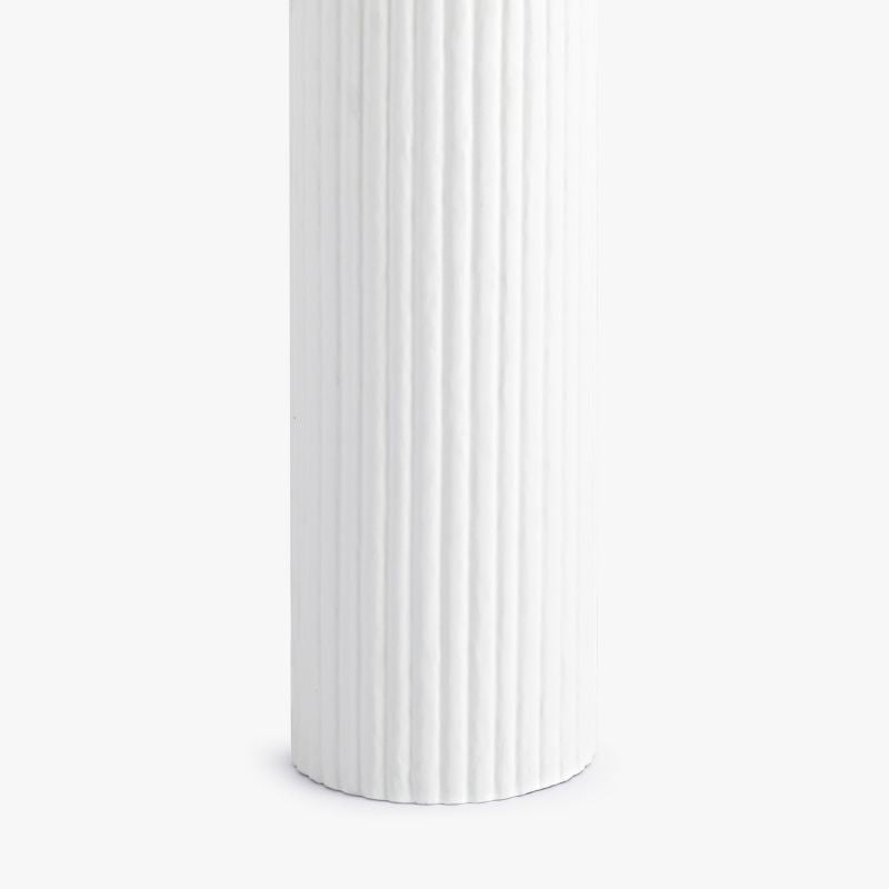 DI Designs Lamp – Large Ribbed Gesso