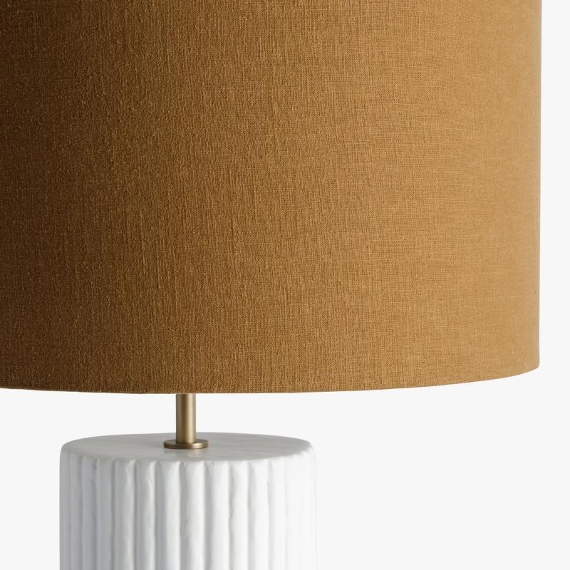 DI Designs Lamp – Large Ribbed Gesso