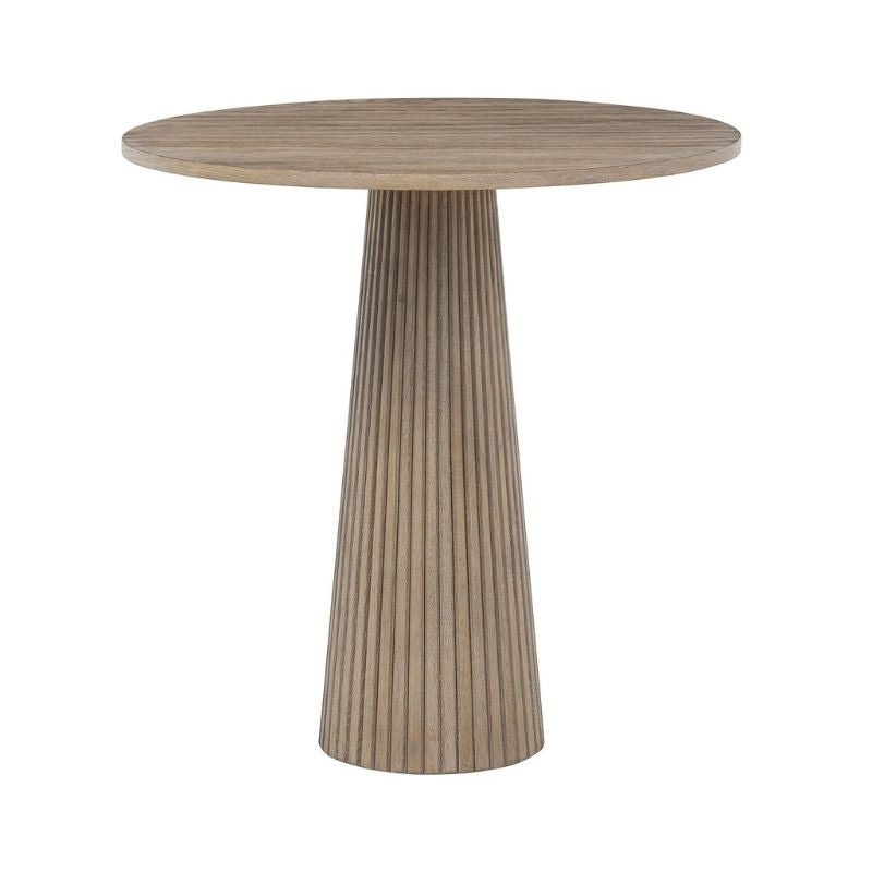 DI Designs Leckford Ribbed Occasional Table in Aged Oak