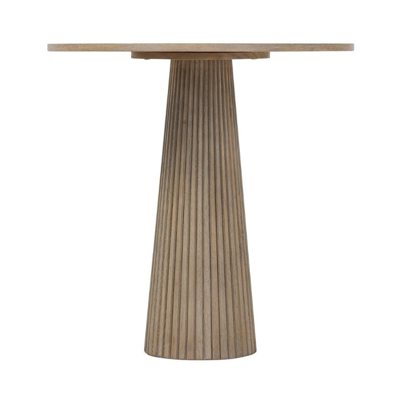DI Designs Leckford Ribbed Occasional Table in Aged Oak