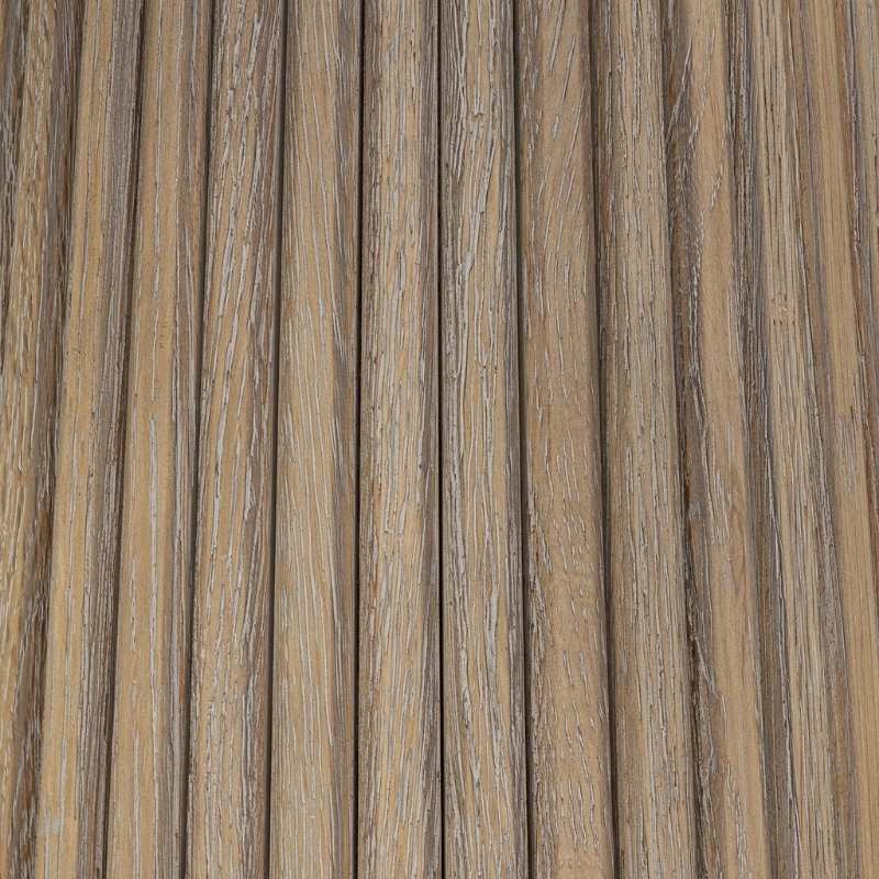 DI Designs Leckford Ribbed Occasional Table in Aged Oak