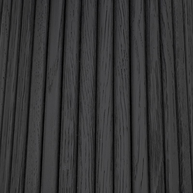 DI Designs Leckford Ribbed Occasional Table in Black Oak