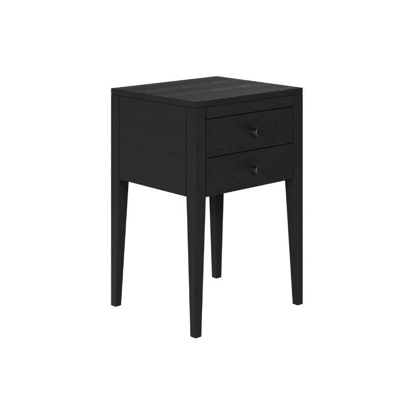 DI Designs Radford Bedside 2 Drawers in Black