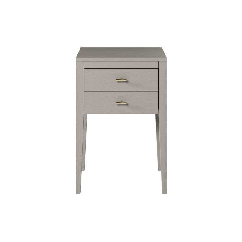 DI Designs Radford Bedside 2 Drawers in Grey