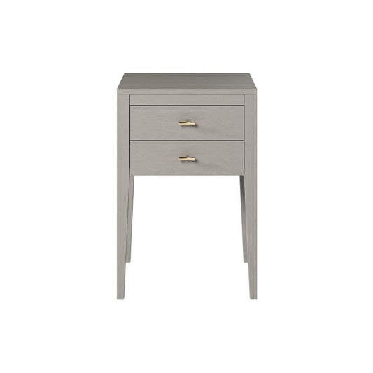 DI Designs Radford Bedside 2 Drawers in Grey