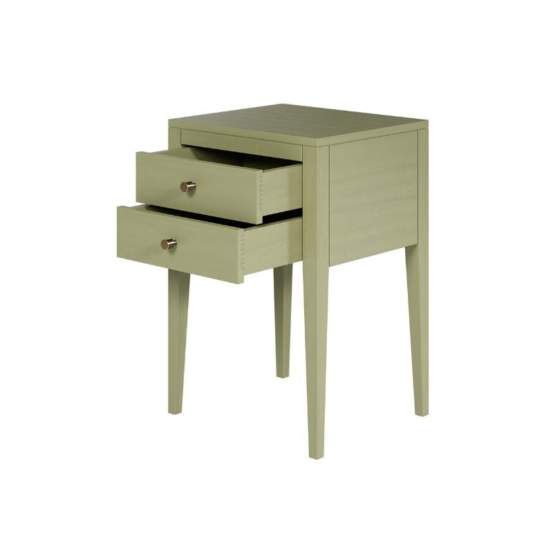 DI Designs Radford Bedside Lichen 2 Drawers
