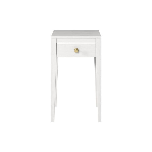 DI Designs Radford Bedside 1 Drawer in White
