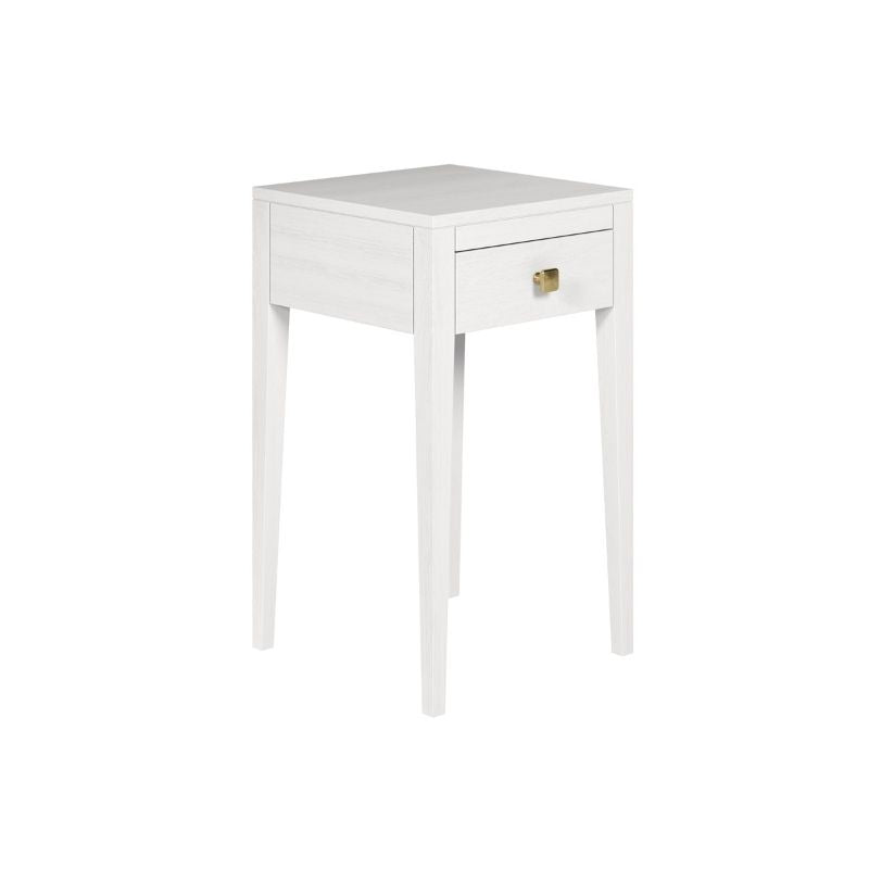 DI Designs Radford Bedside 1 Drawer in White