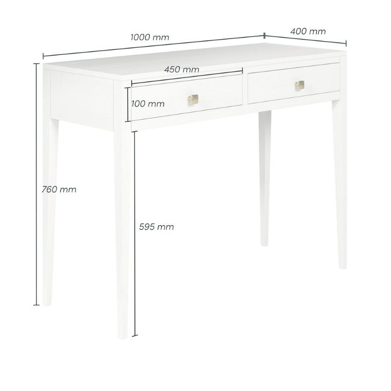 DI Designs Radford Console in White