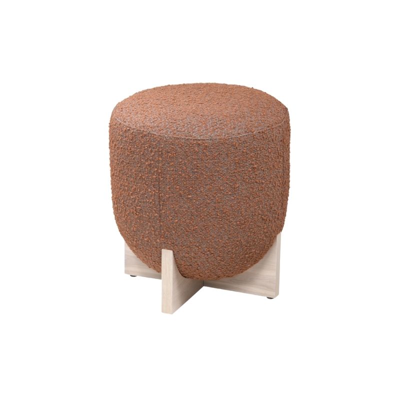 Twenty 10 Designs Whisper Round Stool Burnt Orange