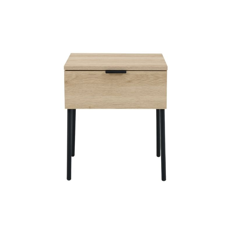 Twenty 10 Designs Luna Single Drawer Bedside Oak