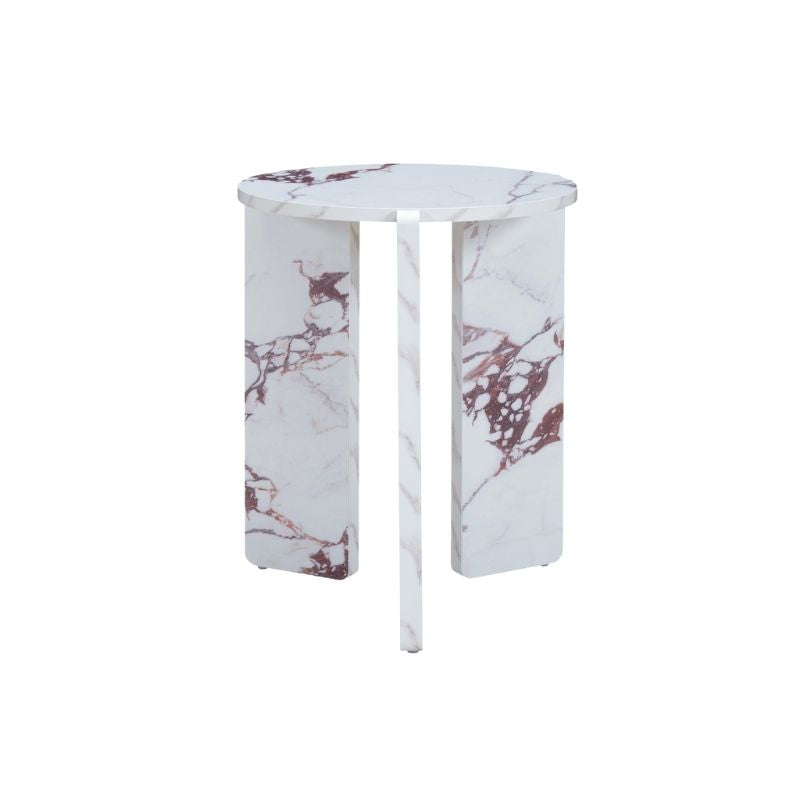 Twenty 10 Designs Halo Side Table Marble Effect