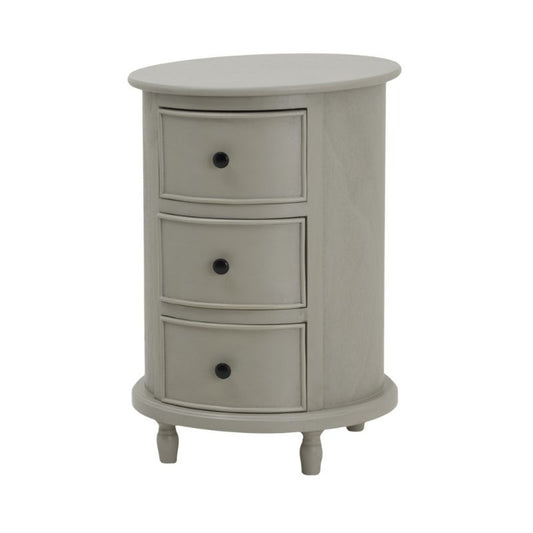 Hill Interiors The Camden Collection 3 Drawer Round Side Table