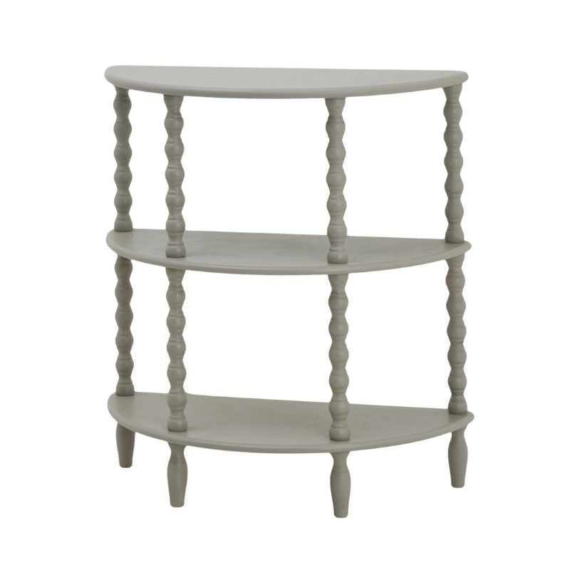 Hill Interiors The Camden Collection Half Moon 3 Tier Table