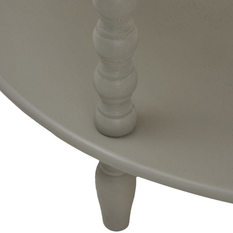 Hill Interiors The Camden Collection Half Moon 3 Tier Table