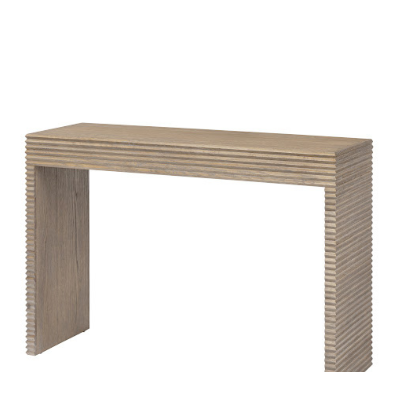 DI Designs Wickham Ribbed Oak Console