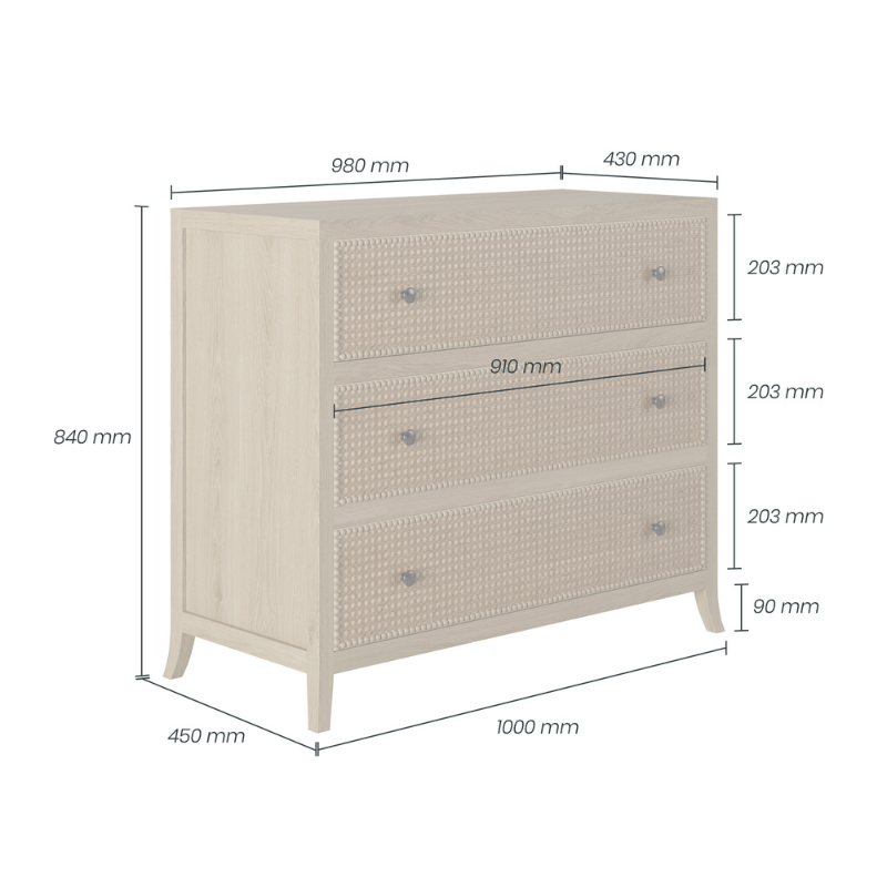 DI Designs Witley Chest of Drawers