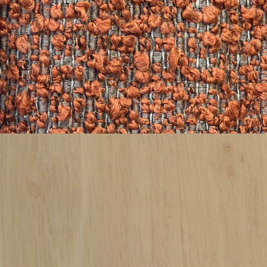 Twenty 10 Designs Whisper Round Stool Burnt Orange