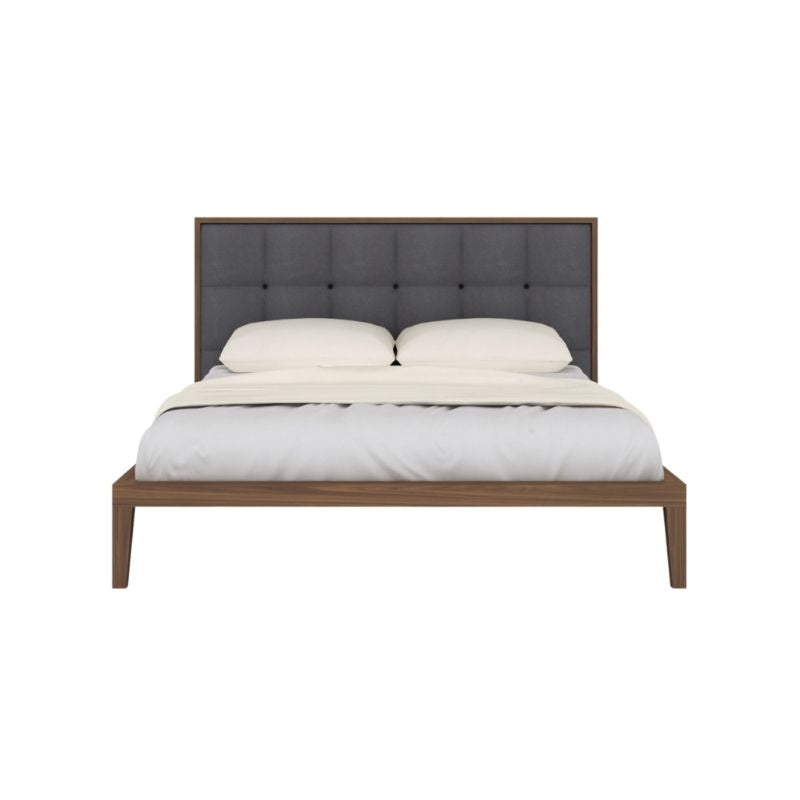 Twenty 10 Designs Calla Bed in Walnut/Grey