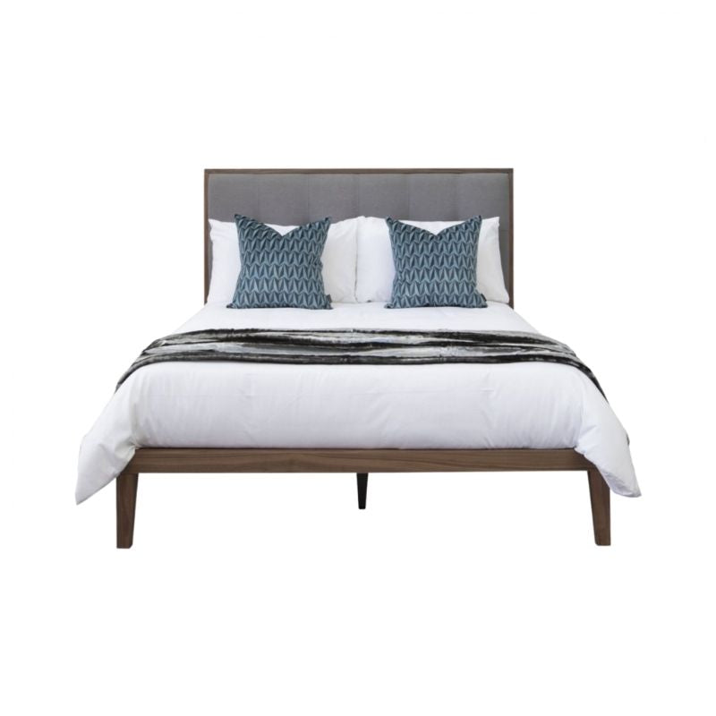Twenty 10 Designs Calla Bed in Walnut/Grey