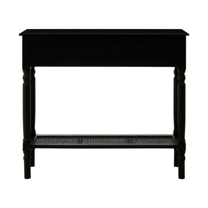 Ardela & Co Hearth Two Drawer Black Finish Console Table