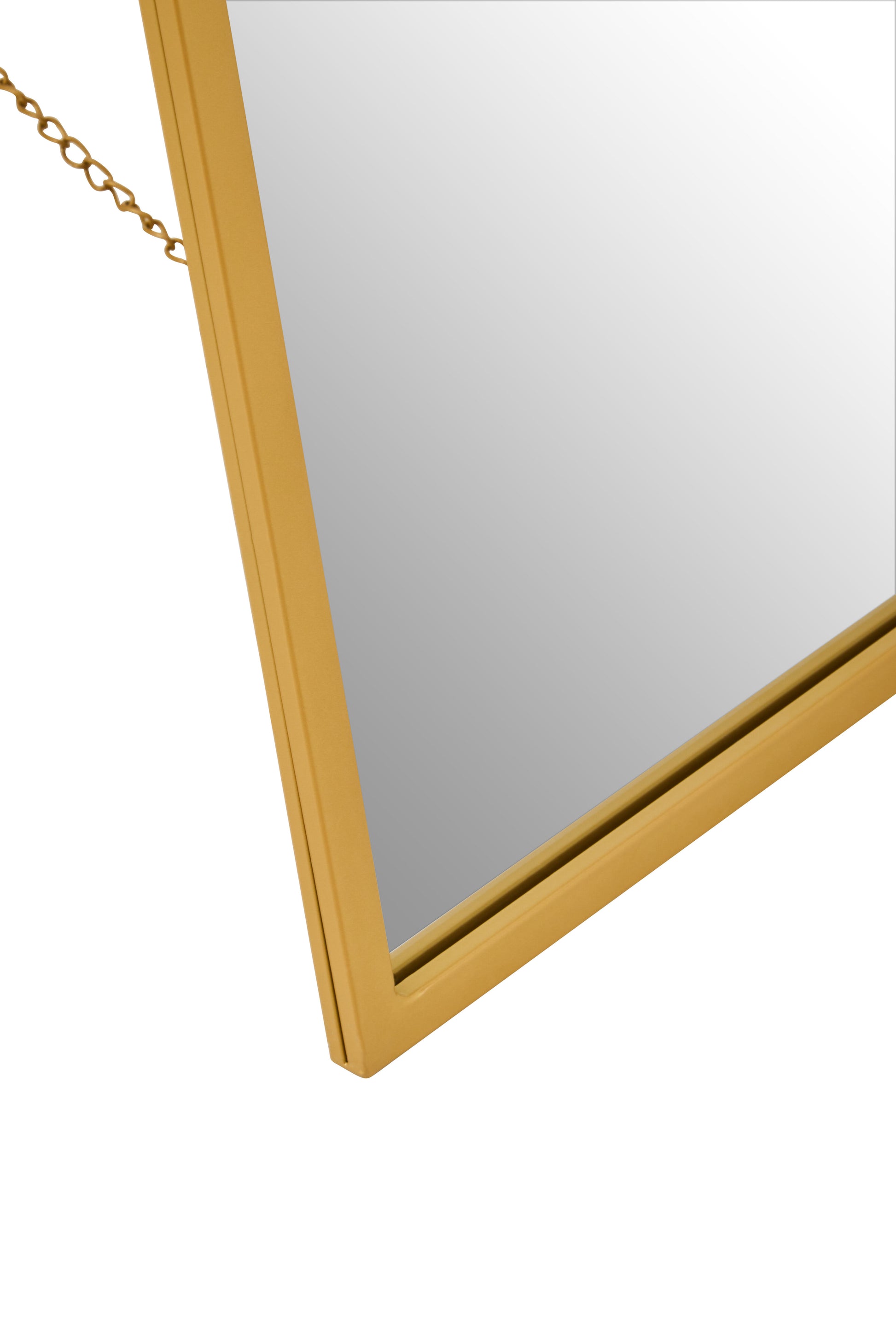 Ardela & Co Gold Finish Floor Mirror