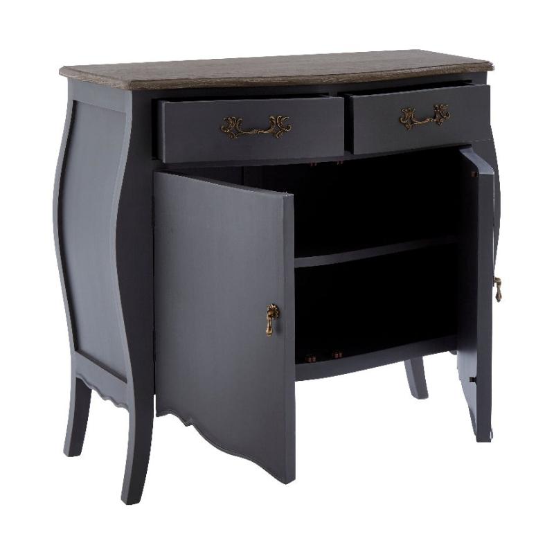 Ardela & Co Lurette Two Door Dark Grey Sideboard