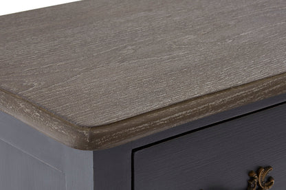 Ardela & Co Lurette Four Drawer Dark Grey Chest