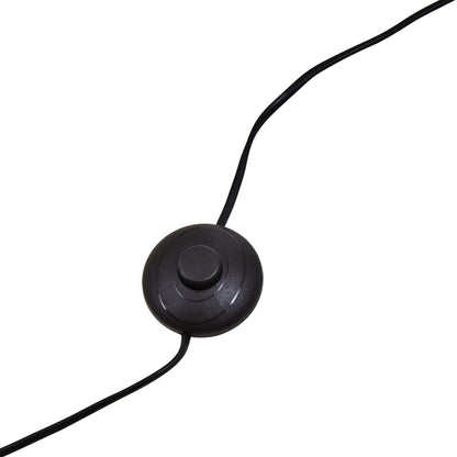 Ardela & Co Maddox Brushed Brass Floor Lamp with Black Marble Base