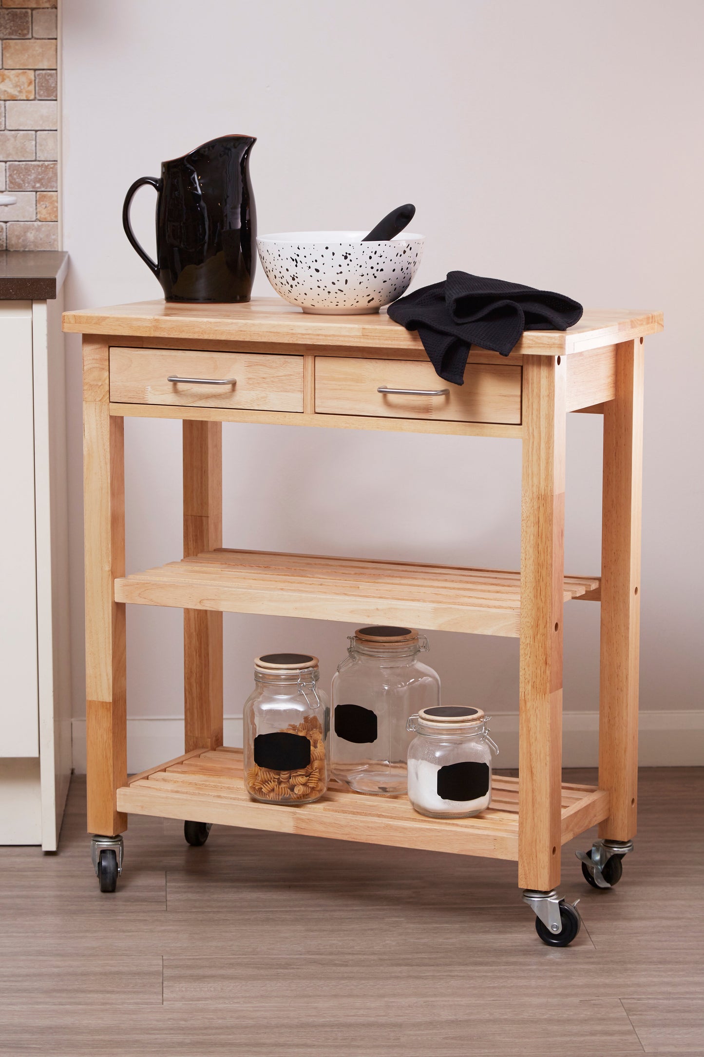 Ardela & Co Haven Wood Kitchen Trolley