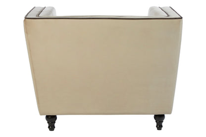 Ardela & Co Fenwick Mink Velvet Chair