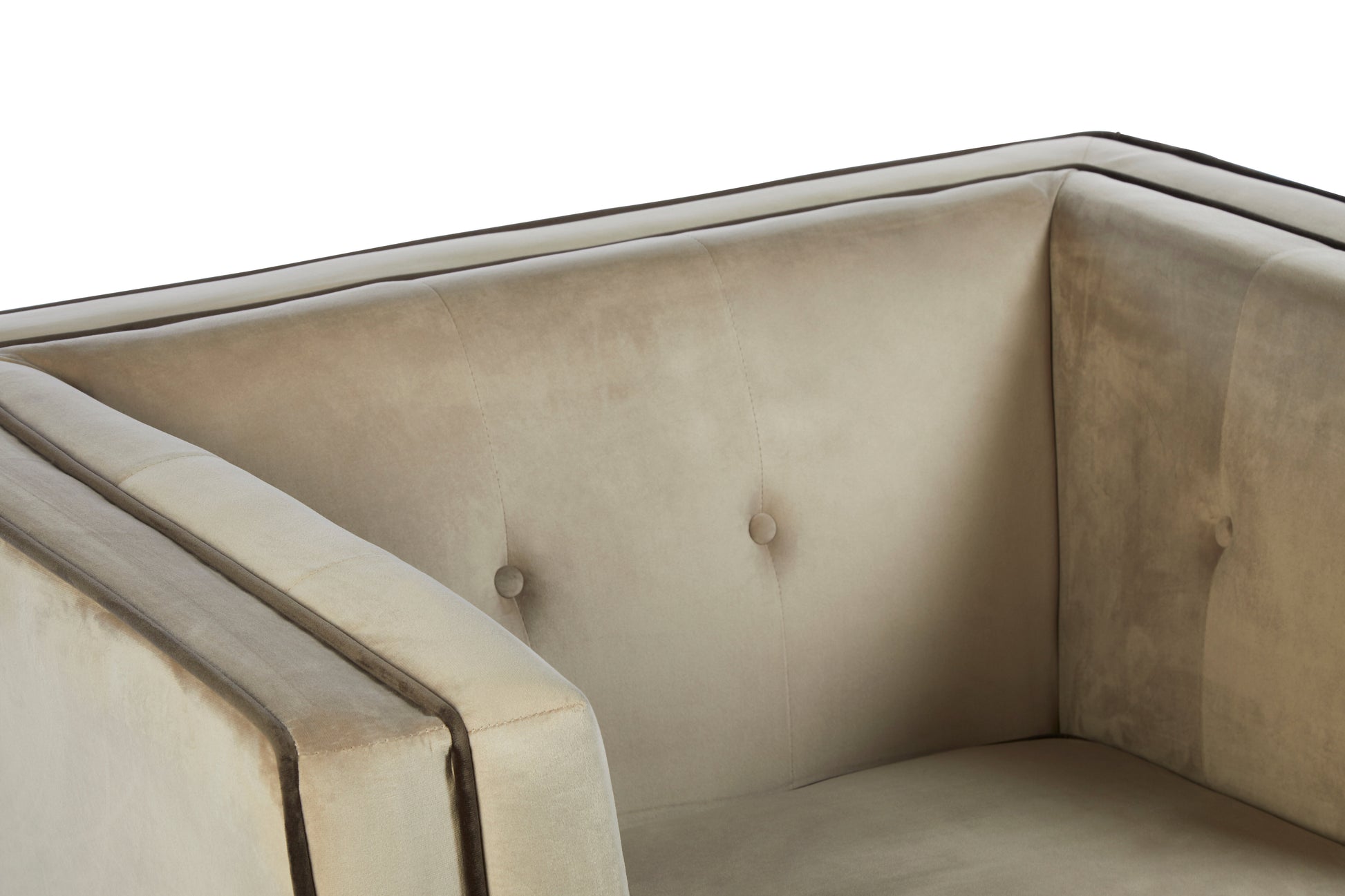 Ardela & Co Fenwick Mink Velvet Chair