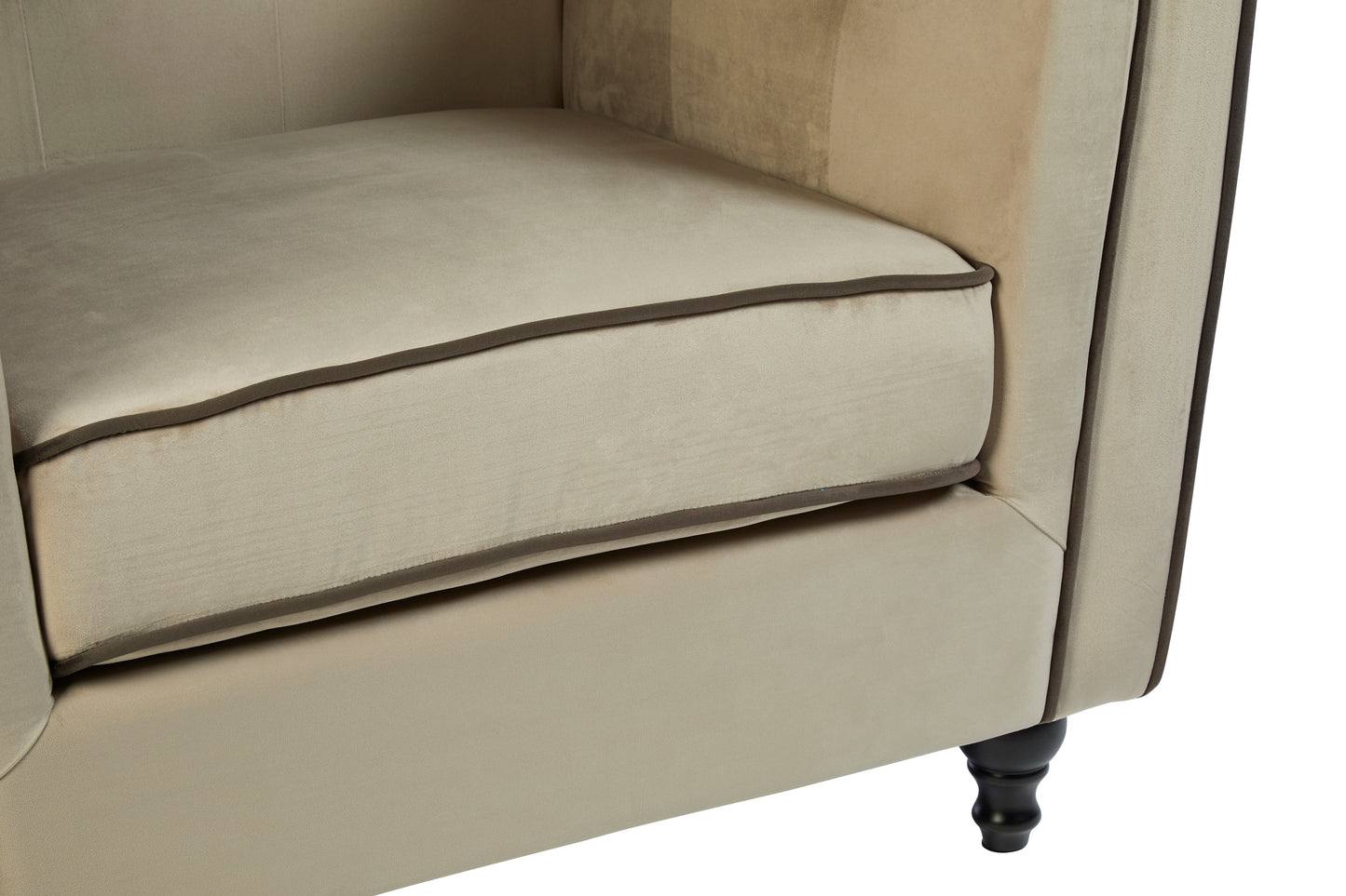 Ardela & Co Fenwick Mink Velvet Chair