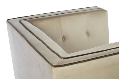 Ardela & Co Fenwick Mink Velvet Chair