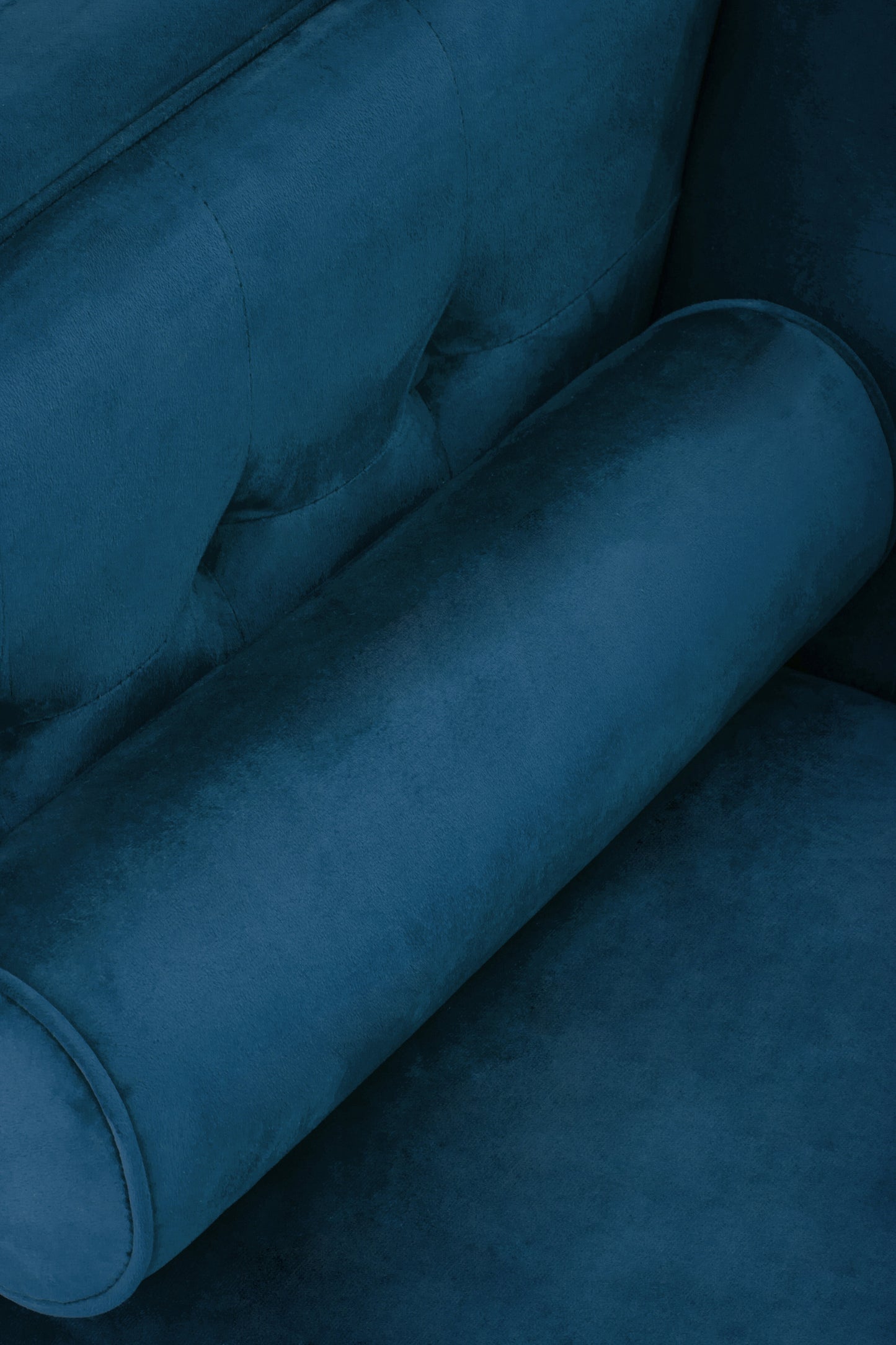 Ardela & Co Hestia Three Seat Blue Velvet Sofa