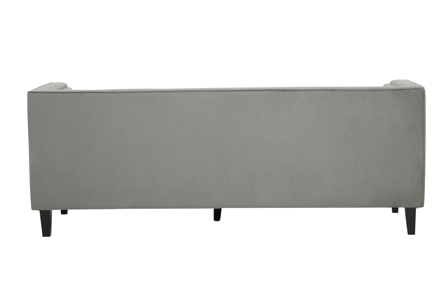 Ardela & Co Hestia Three Seat Grey Velvet Sofa