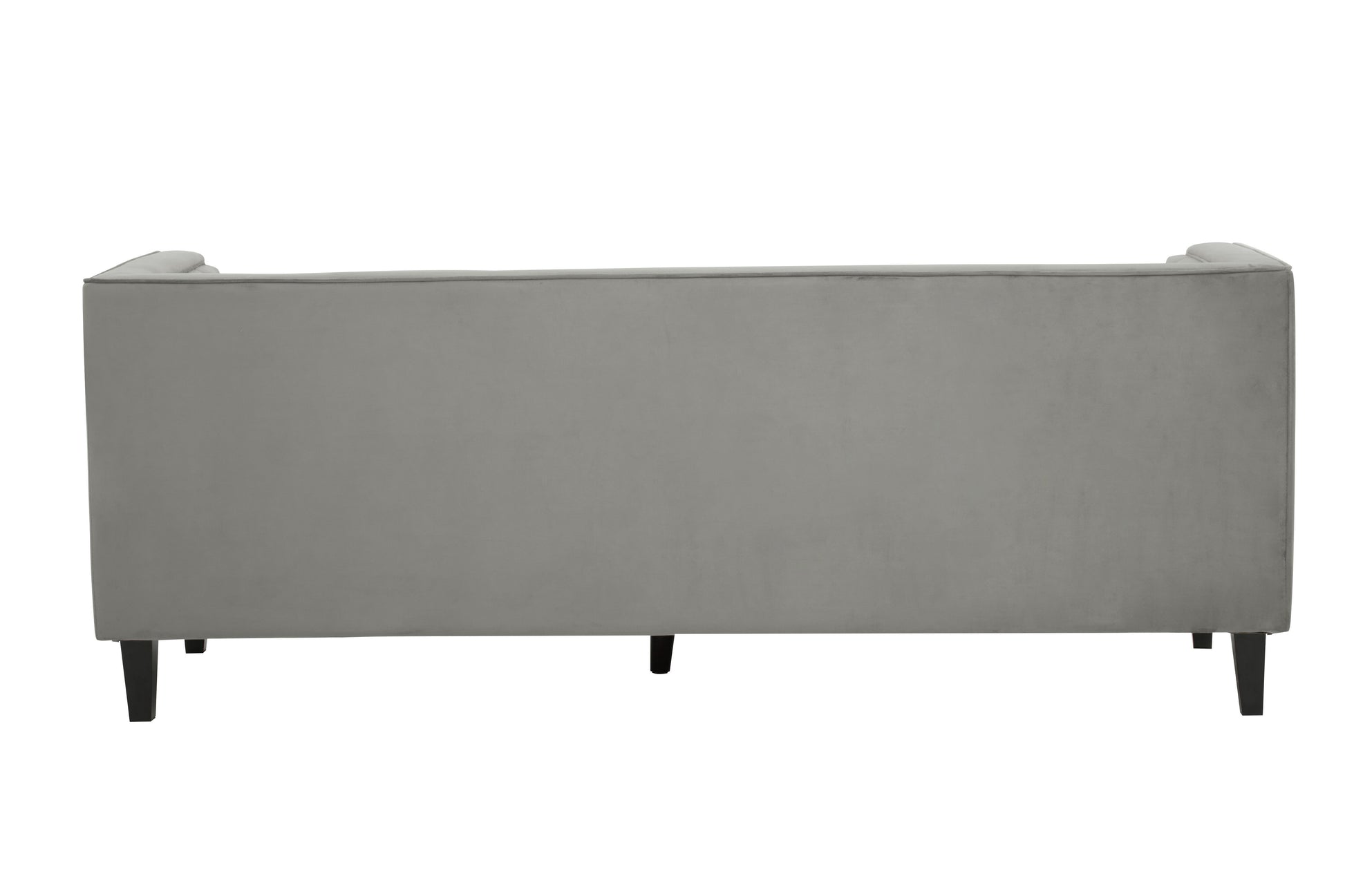 Ardela & Co Hestia Three Seat Grey Velvet Sofa