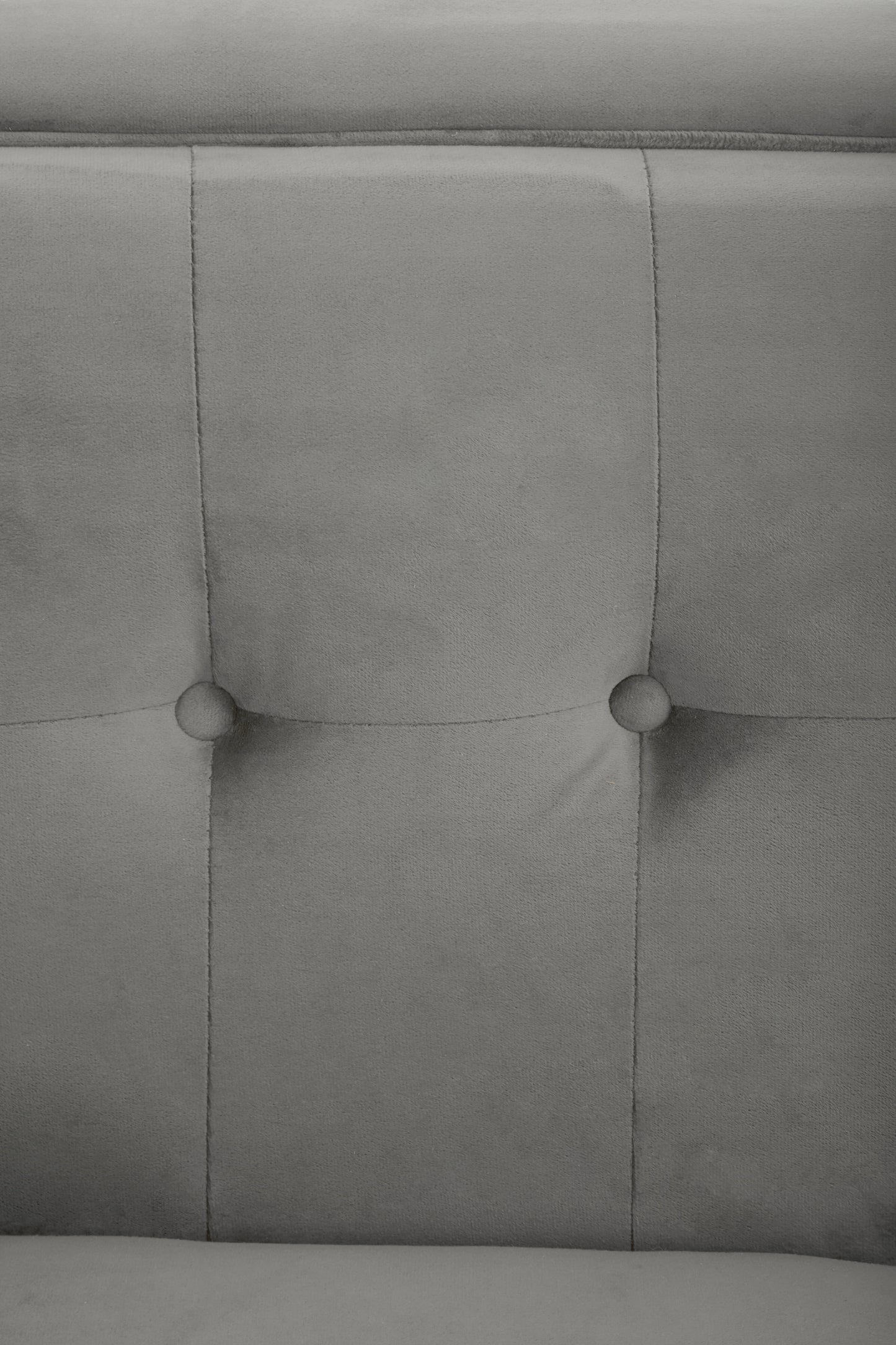 Ardela & Co Hestia Three Seat Grey Velvet Sofa