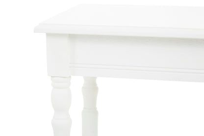 Ardela & Co Hearth White Rectangular Console Table
